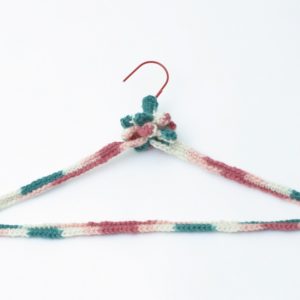 Crochet hanger cover