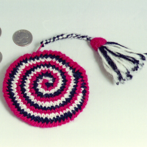 Crocheted Razzle Dazzle Change Purse