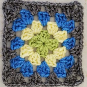 Traditional Granny Square motif