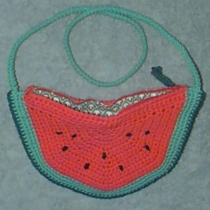 Crochet Watermelon Bag
