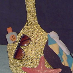 Crocheted Beach bag tote