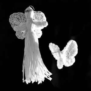 Angels and Butterflies Christmas Ornaments