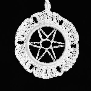 Christmas Star Frame Ornament