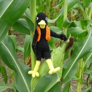 Crocheted Cornelius Crow