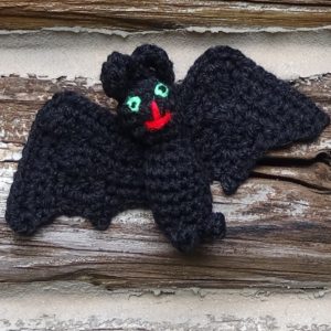 Crocheted Halloween Bat doll