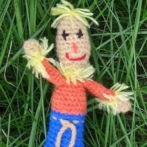 Crocheted Halloween Scarecrow