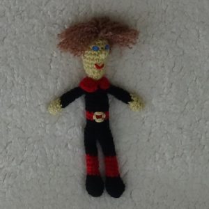 Crocheted Boy Pilgrim Doll