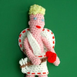 Cupid crochet doll