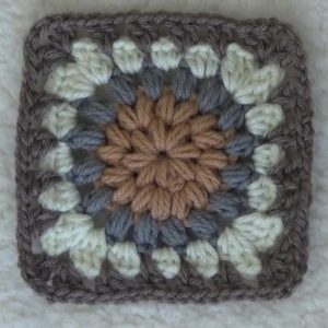 Cartwheel Granny square motif
