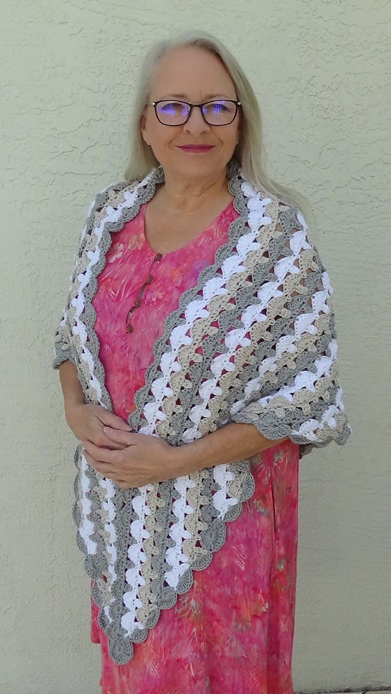 mushroom shawl