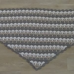 Magic Mushroom triangular shawl