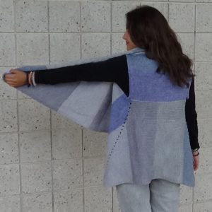 Everything vest machine knit