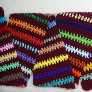 High Rise Moss Stitch Scarf