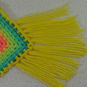 knotted fringe on corded edging