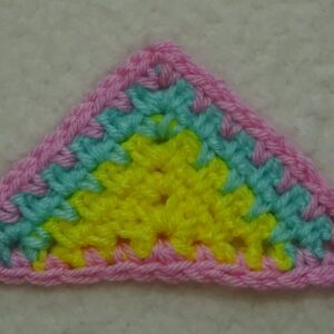 Moss Stitch Triangle