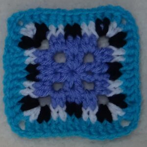 Crocheted Santa Fe Blanket Motif