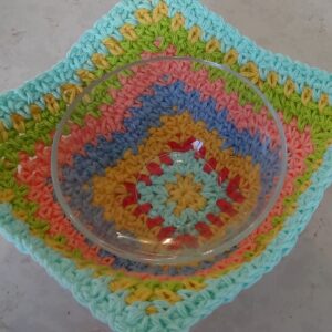 Moss Stitch Bowl Cozy